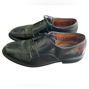 Allen Edmonds Hillcrest 5904 Men Size 13 D Black Leather Derby Dress Shoe